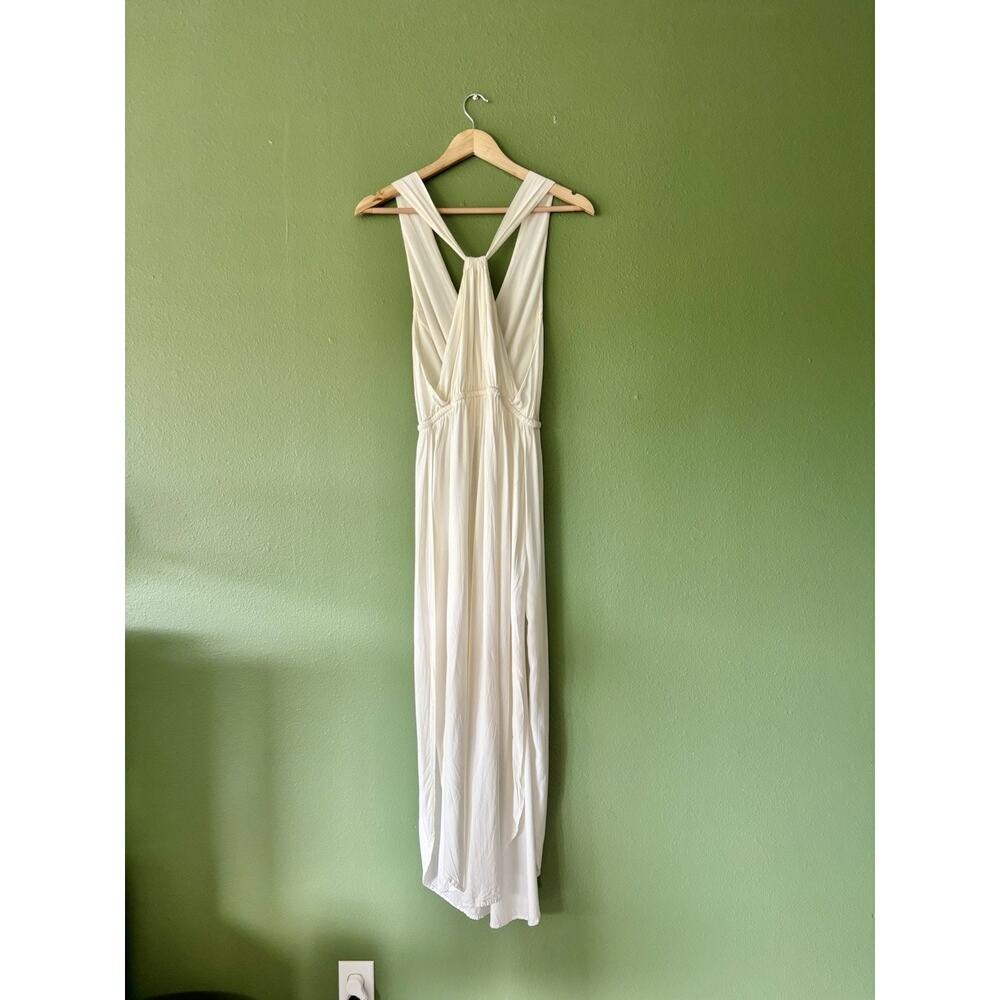 L Space Kenzie Cover-Up Midi Dress Swimwear White Women's Size M $139 - Picture 7 of 8